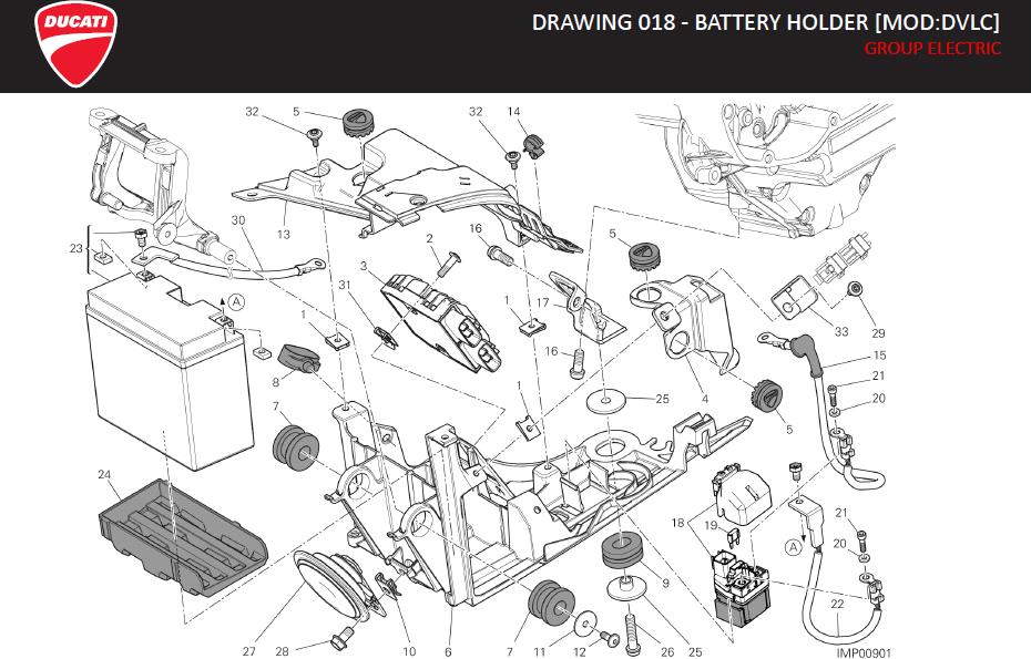 13DRAWING 018 - BATTERY HOLDER [MOD:DVLC]; GROUP ELECTRIChttps://images.simplepart.com/images/parts/ducati/fullsize/DVL_CARBON_USA_EN_2014008.jpg