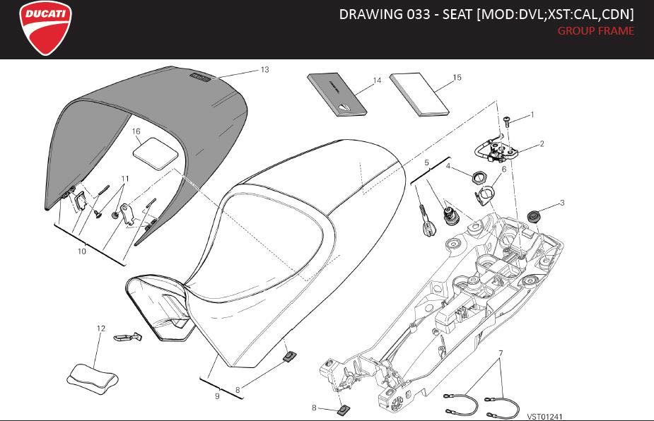 16DRAWING 033 - SEAT [MOD:DVL;XST:CAL,CDN]; GROUP FRAMEhttps://images.simplepart.com/images/parts/ducati/fullsize/DVL_DARK_USA_EN_MY13106.jpg