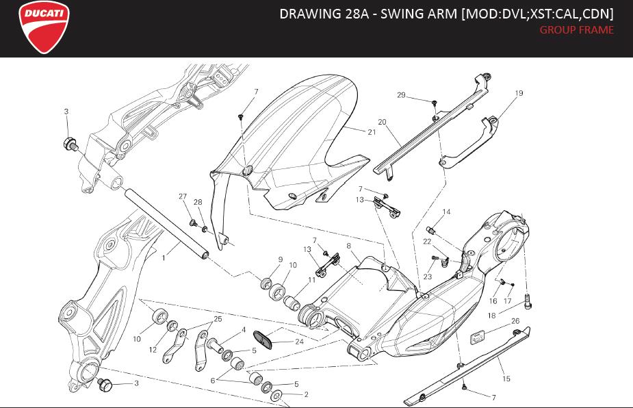 20DRAWING 28A - SWING ARM [MOD:DVL;XST:CAL,CDN]; GROUP FRAMEhttps://images.simplepart.com/images/parts/ducati/fullsize/DVL_DARK_USA_EN_MY13134.jpg