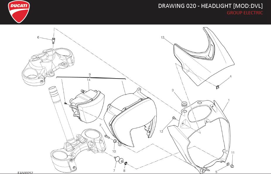 6DRAWING 020 - HEADLIGHT [MOD:DVL]; GROUP ELECTRIChttps://images.simplepart.com/images/parts/ducati/fullsize/DVL_USA_EN010.jpg