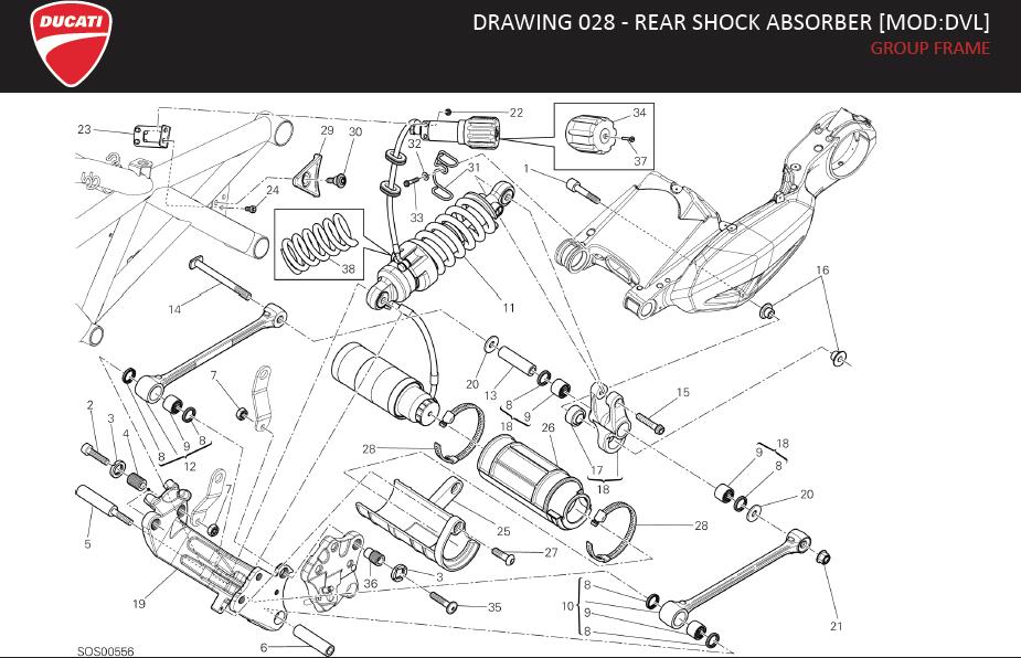 7DRAWING 028 - REAR SHOCK ABSORBER [MOD:DVL]; GROUP FRAMEhttps://images.simplepart.com/images/parts/ducati/fullsize/DVL_USA_EN096.jpg