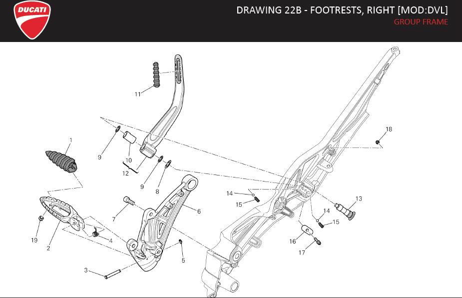 11DRAWING 22B - FOOTRESTS, RIGHT [MOD:DVL]; GROUP FRAMEhttps://images.simplepart.com/images/parts/ducati/fullsize/DVL_USA_EN122.jpg