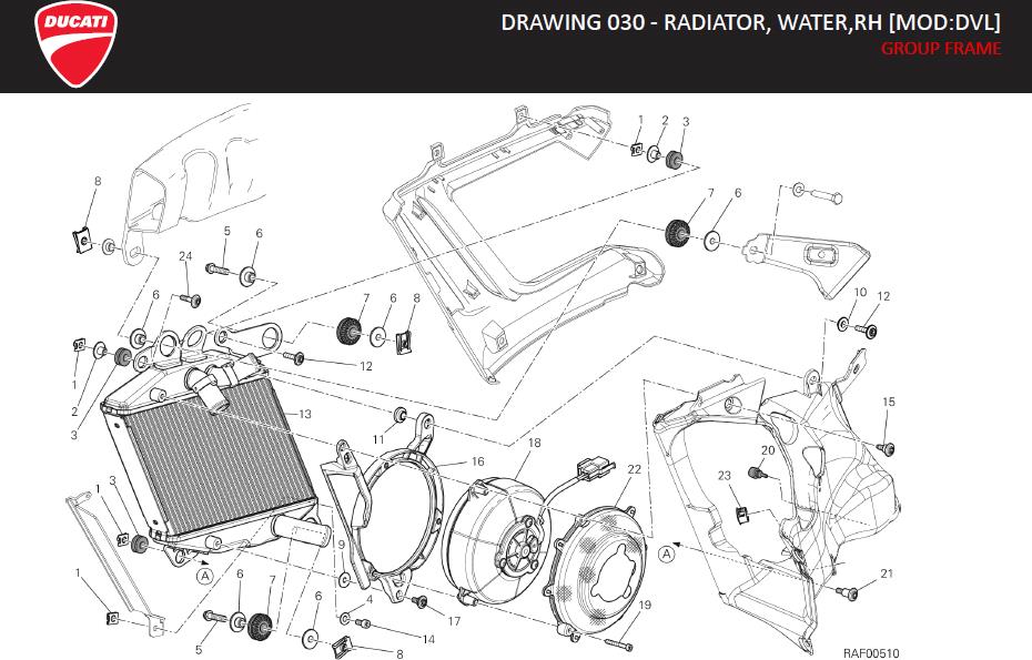 22DRAWING 030 - RADIATOR, WATER,RH [MOD:DVL]; GROUP FRAMEhttps://images.simplepart.com/images/parts/ducati/fullsize/DVL_USA_EN_2014102.jpg