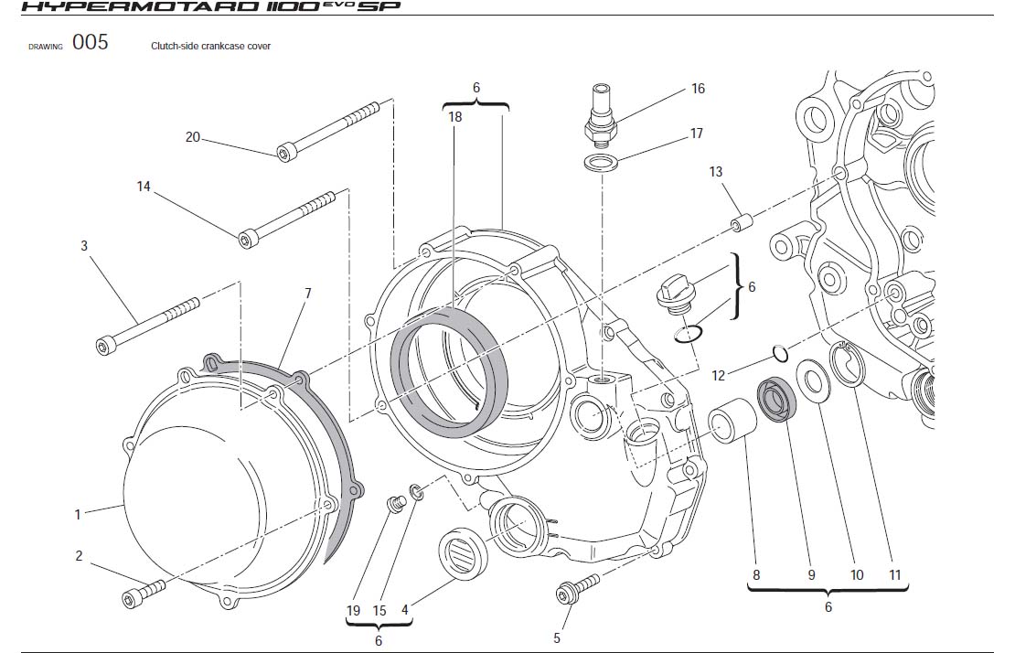 7Clutch-side crankcase coverhttps://images.simplepart.com/images/parts/ducati/fullsize/HYM1100EVOSP_USA_2010020.jpg