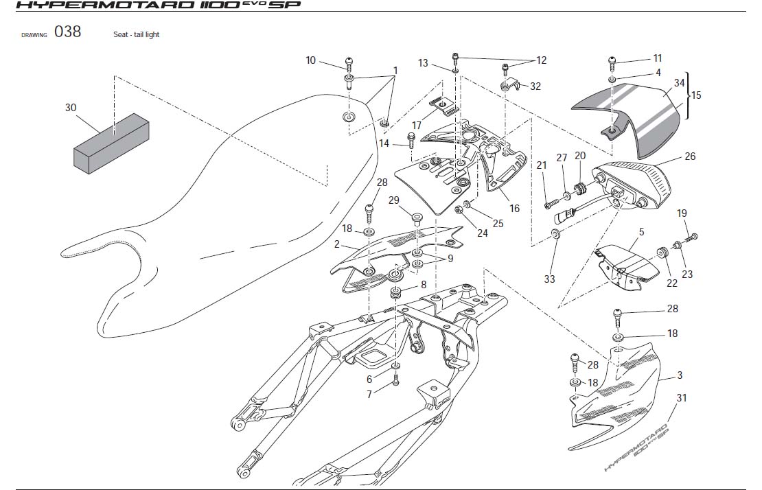 1Seat - tail lighthttps://images.simplepart.com/images/parts/ducati/fullsize/HYM1100EVOSP_USA_2010090.jpg