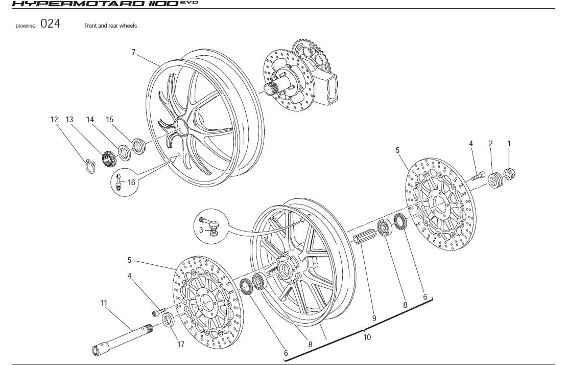 7Front and rear wheelshttps://images.simplepart.com/images/parts/ducati/fullsize/HYM1100EVO_USA_2010060.jpg