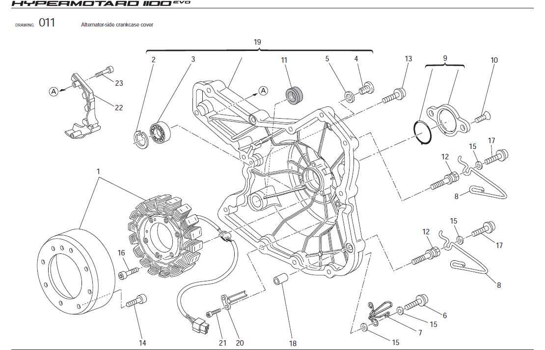 9Alternator-side crankcase coverhttps://images.simplepart.com/images/parts/ducati/fullsize/HYM1100EVO_USA_2011032.jpg