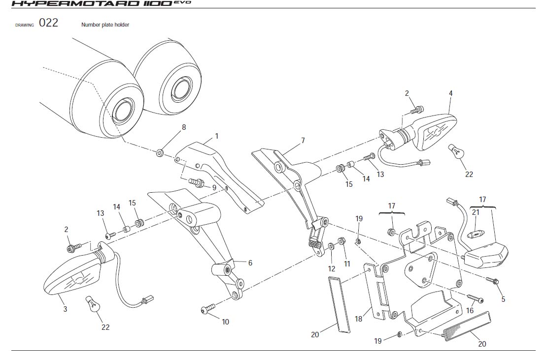 3Number plate holderhttps://images.simplepart.com/images/parts/ducati/fullsize/HYM1100EVO_USA_2011056.jpg