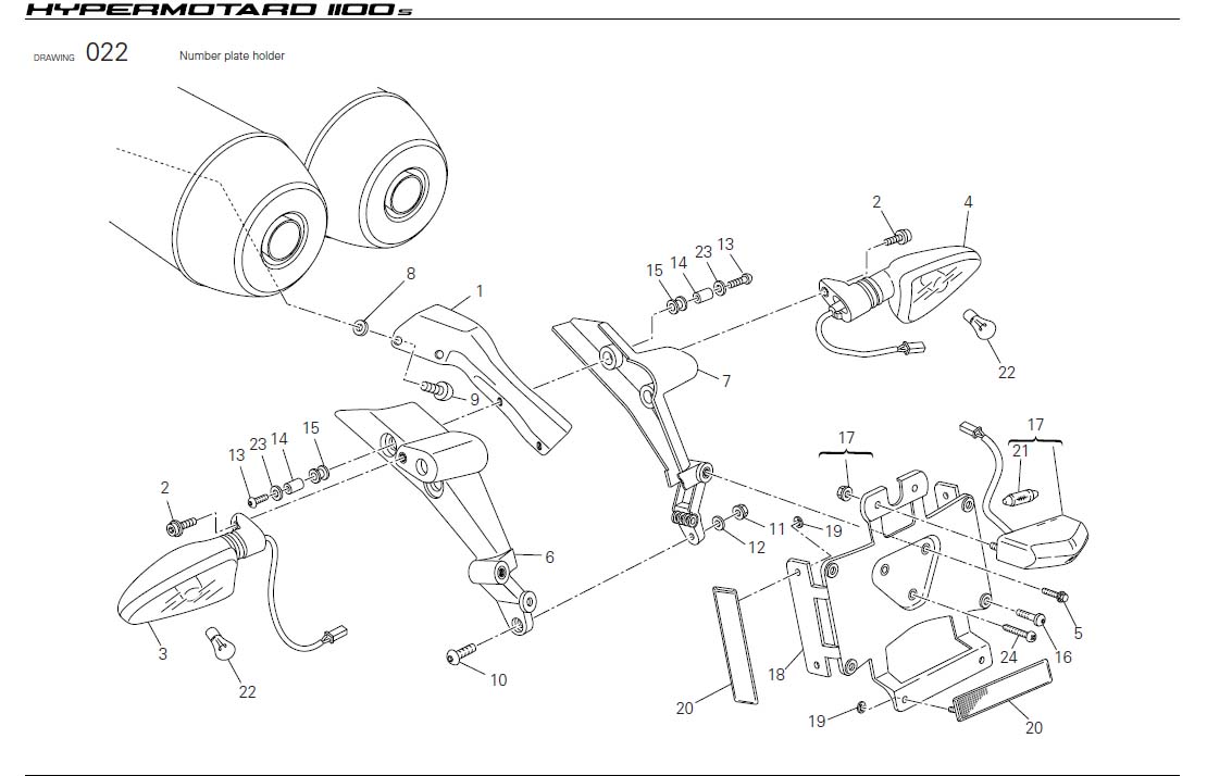 13Number plate holderhttps://images.simplepart.com/images/parts/ducati/fullsize/HYM1100S_USA_2008054.jpg