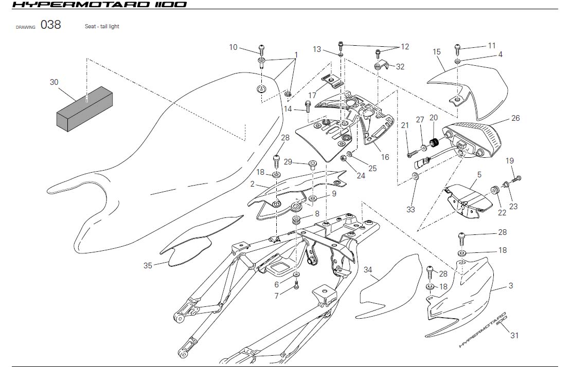 21Seat - tail lighthttps://images.simplepart.com/images/parts/ducati/fullsize/HYM1100_USA_2009088.jpg