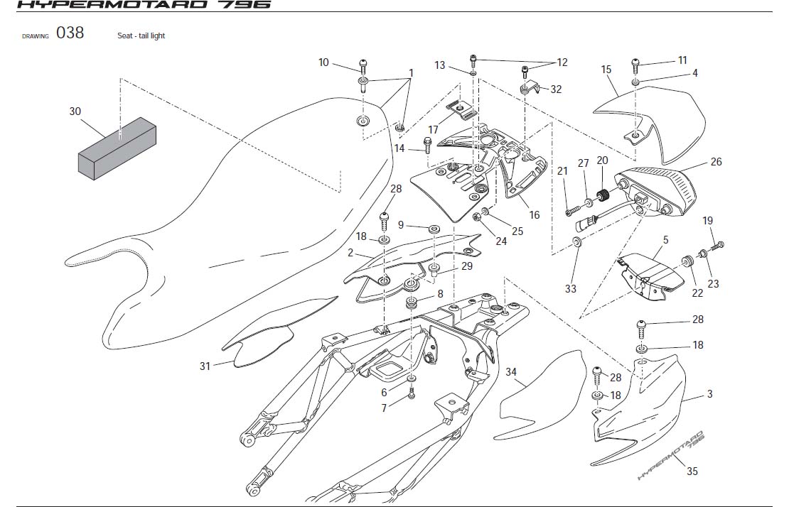 1Seat - tail lighthttps://images.simplepart.com/images/parts/ducati/fullsize/HYM796_USA_2010090.jpg