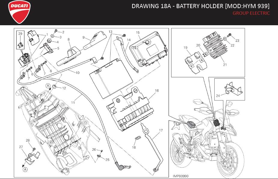 16DRAWING 18A - BATTERY HOLDER [MOD:HYM 939]; GROUP ELECTRIChttps://images.simplepart.com/images/parts/ducati/fullsize/HYM939_MY16USA012.jpg