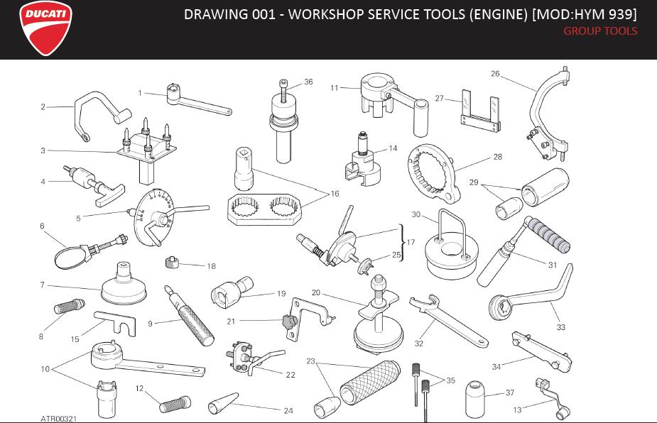 12DRAWING 001 - WORKSHOP SERVICE TOOLS (ENGINE) [MOD:HYM 939]; GROUP TOOLShttps://images.simplepart.com/images/parts/ducati/fullsize/HYM939_MY16USA060.jpg