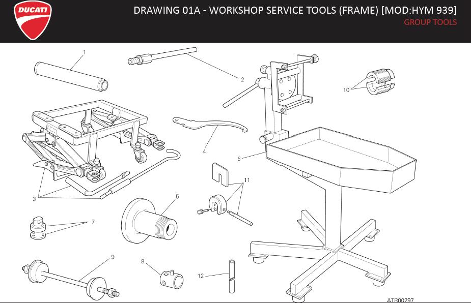 1DRAWING 01A - WORKSHOP SERVICE TOOLS (FRAME) [MOD:HYM 939]; GROUP TOOLShttps://images.simplepart.com/images/parts/ducati/fullsize/HYM939_MY16USA064.jpg