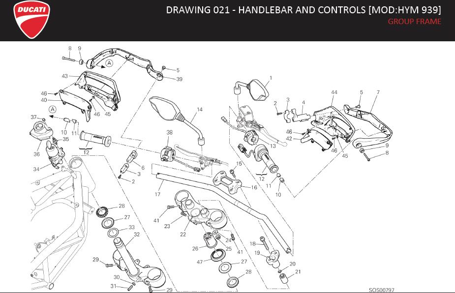 2DRAWING 021 - HANDLEBAR AND CONTROLS [MOD:HYM 939]; GROUP FRAMEhttps://images.simplepart.com/images/parts/ducati/fullsize/HYM939_MY16USA086.jpg