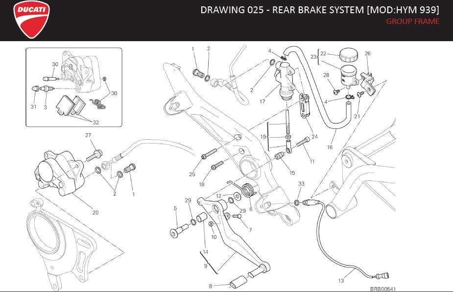 13DRAWING 025 - REAR BRAKE SYSTEM [MOD:HYM 939]; GROUP FRAMEhttps://images.simplepart.com/images/parts/ducati/fullsize/HYM939_MY16USA096.jpg