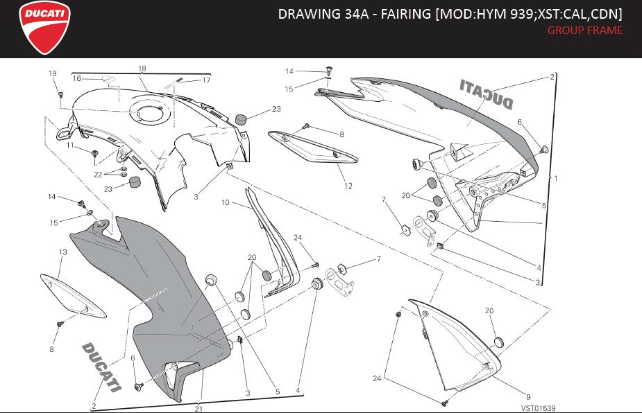 2DRAWING 34A - FAIRING [MOD:HYM 939;XST:CAL,CDN]; GROUP FRAMEhttps://images.simplepart.com/images/parts/ducati/fullsize/HYM939_MY16USA134.jpg