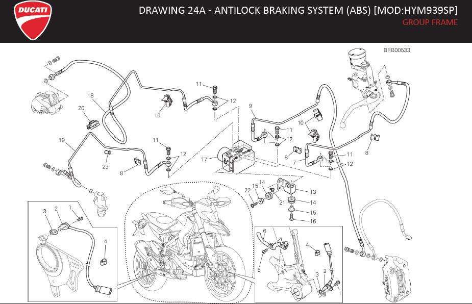 7DRAWING 24A - ANTILOCK BRAKING SYSTEM (ABS) [MOD:HYM939SP]; GROUP FRAMEhttps://images.simplepart.com/images/parts/ducati/fullsize/HYM939_SP_USA_MY16124.jpg