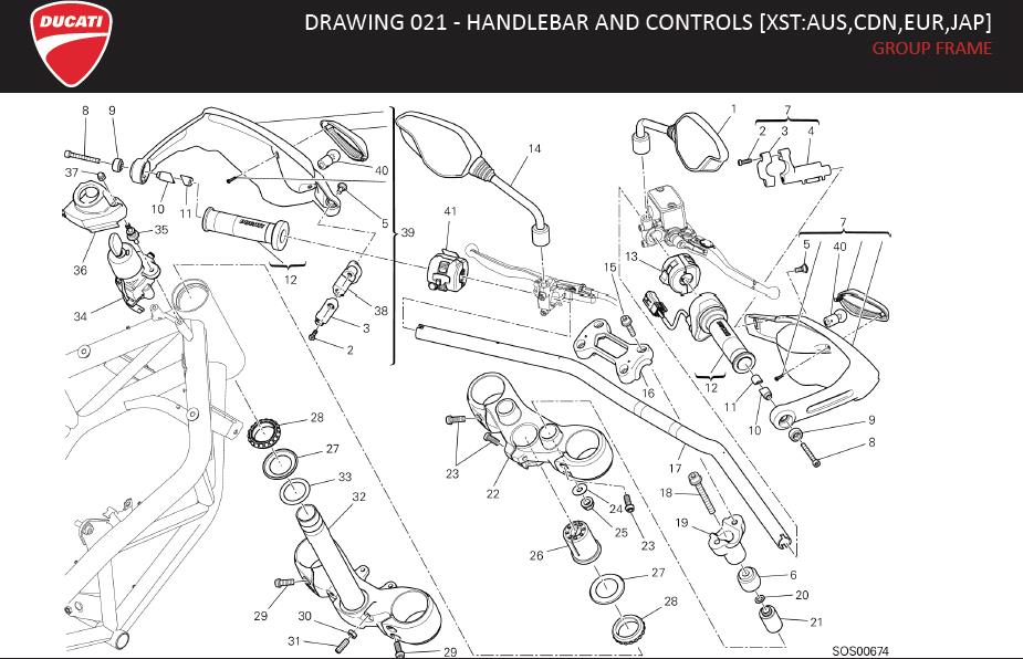 39DRAWING 021 - HANDLEBAR AND CONTROLS [XST:AUS,CDN,EUR,JAP]; GROUP FRAMEhttps://images.simplepart.com/images/parts/ducati/fullsize/HYM_HYPERSTRADA_MY13_USA_EN076.jpg