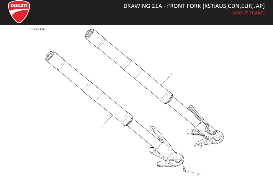 2DRAWING 21A - FRONT FORK [XST:AUS,CDN,EUR,JAP]; GROUP FRAMEhttps://images.simplepart.com/images/parts/ducati/fullsize/HYM_HYPERSTRADA_MY13_USA_EN110.jpg