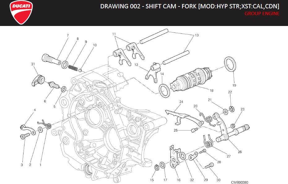 6DRAWING 002 - SHIFT CAM - FORK [MOD:HYP STR;XST:CAL,CDN]; GROUP ENGINEhttps://images.simplepart.com/images/parts/ducati/fullsize/HYM_HYPERSTRADA_MY13_USA_EN_2013016.jpg