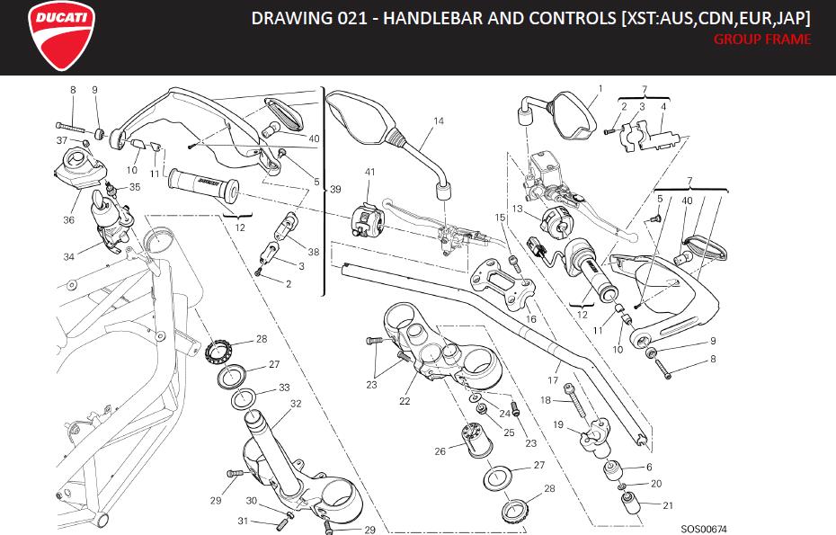 38DRAWING 021 - HANDLEBAR AND CONTROLS [XST:AUS,CDN,EUR,JAP]; GROUP FRAMEhttps://images.simplepart.com/images/parts/ducati/fullsize/HYM_HYPERSTRADA_MY13_USA_EN_2013076.jpg