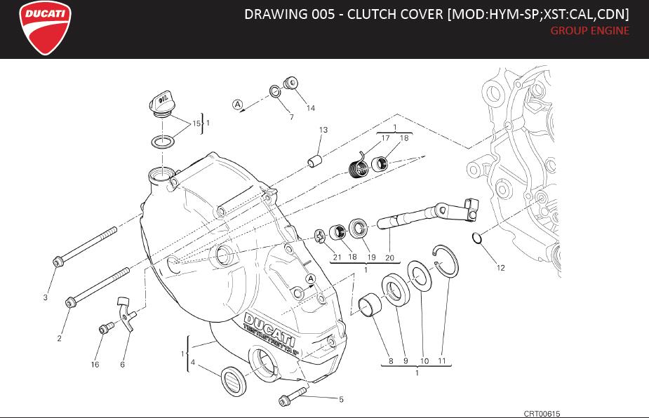 1DRAWING 005 - CLUTCH COVER [MOD:HYM-SP;XST:CAL,CDN]; GROUP ENGINEhttps://images.simplepart.com/images/parts/ducati/fullsize/HYM_SP_MY13_USA_EN022.jpg