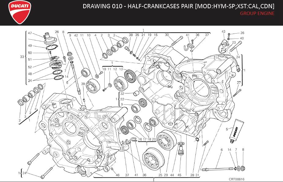 25DRAWING 010 - HALF-CRANKCASES PAIR [MOD:HYM-SP;XST:CAL,CDN]; GROUP ENGINEhttps://images.simplepart.com/images/parts/ducati/fullsize/HYM_SP_MY13_USA_EN032.jpg