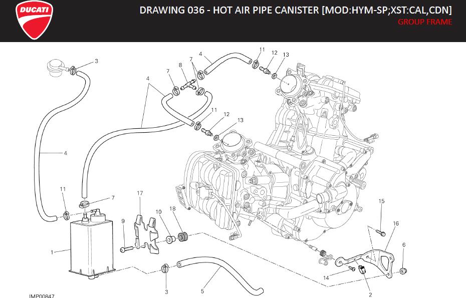 15DRAWING 036 - HOT AIR PIPE CANISTER [MOD:HYM-SP;XST:CAL,CDN]; GROUP FRAMEhttps://images.simplepart.com/images/parts/ducati/fullsize/HYM_SP_MY13_USA_EN_2013104.jpg