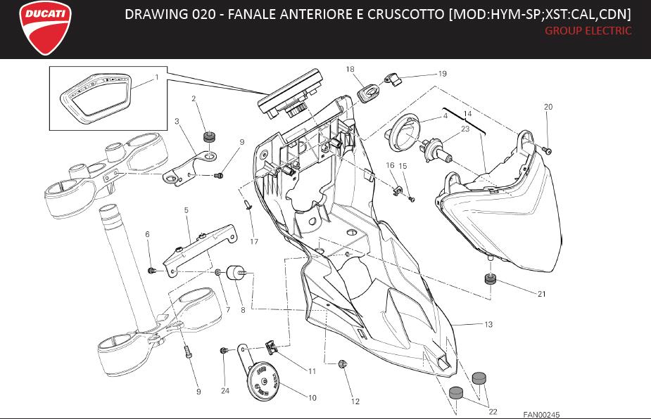 13DRAWING 020 - FANALE ANTERIORE E CRUSCOTTO [MOD:HYM-SP;XST:CAL,CDN]; GROUP ELECTRIChttps://images.simplepart.com/images/parts/ducati/fullsize/HYM_SP_USA_MY15_EN010.jpg