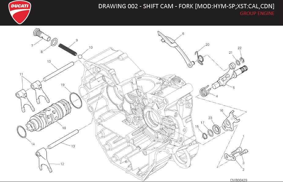 6DRAWING 002 - SHIFT CAM - FORK [MOD:HYM-SP;XST:CAL,CDN]; GROUP ENGINEhttps://images.simplepart.com/images/parts/ducati/fullsize/HYM_SP_USA_MY15_EN016.jpg