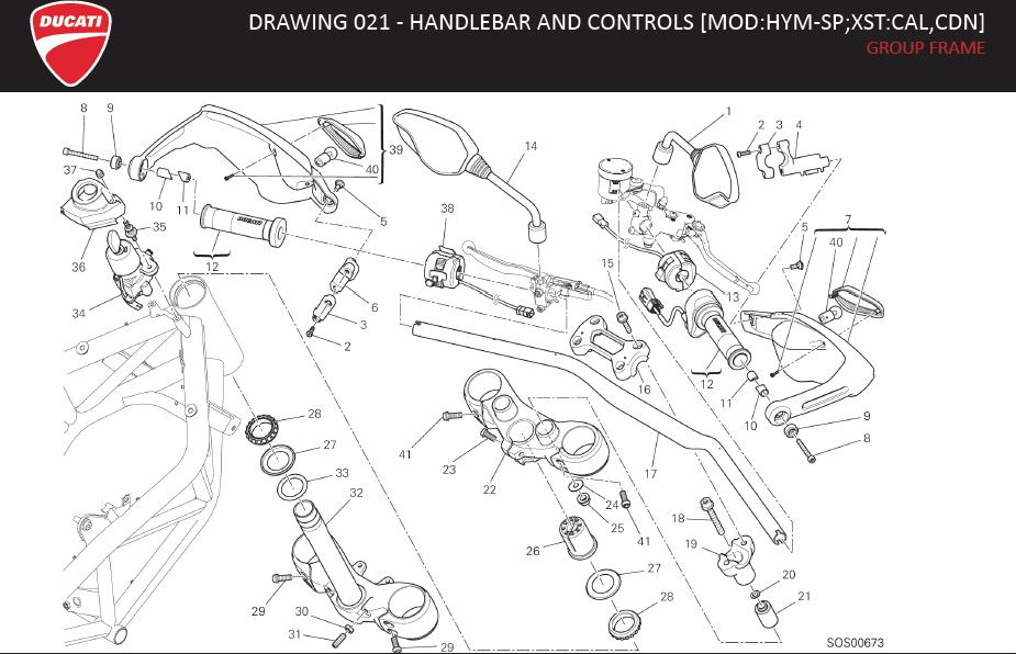 39DRAWING 021 - HANDLEBAR AND CONTROLS [MOD:HYM-SP;XST:CAL,CDN]; GROUP FRAMEhttps://images.simplepart.com/images/parts/ducati/fullsize/HYM_SP_USA_MY15_EN080.jpg