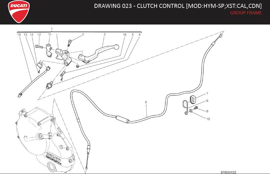 3DRAWING 023 - CLUTCH CONTROL [MOD:HYM-SP;XST:CAL,CDN]; GROUP FRAMEhttps://images.simplepart.com/images/parts/ducati/fullsize/HYM_SP_USA_MY15_EN084.jpg