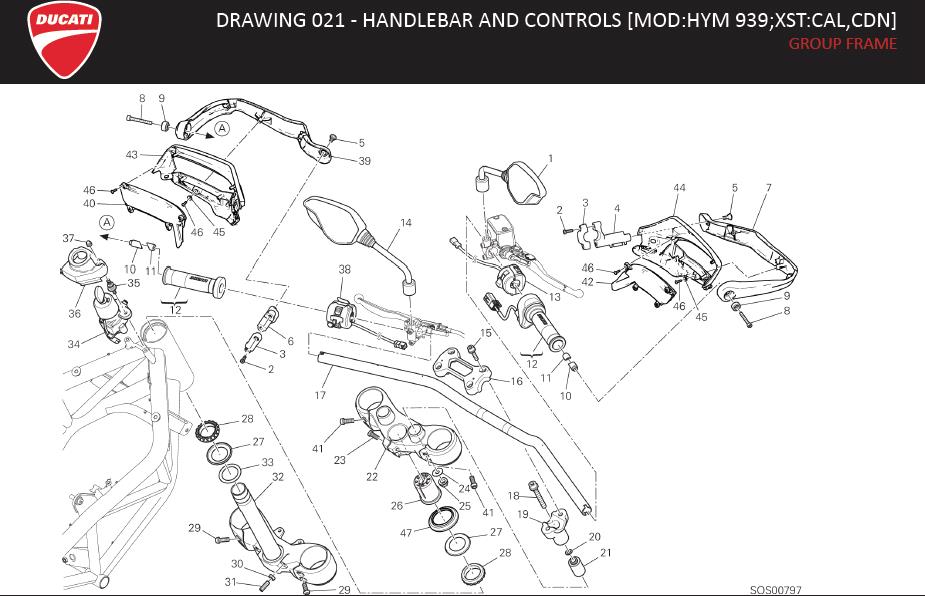 2DRAWING 021 - HANDLEBAR AND CONTROLS [MOD:HYM 939;XST:CAL,CDN]; GROUP FRAMEhttps://images.simplepart.com/images/parts/ducati/fullsize/HYPERMOTARD939_EN_US_MY17086.jpg