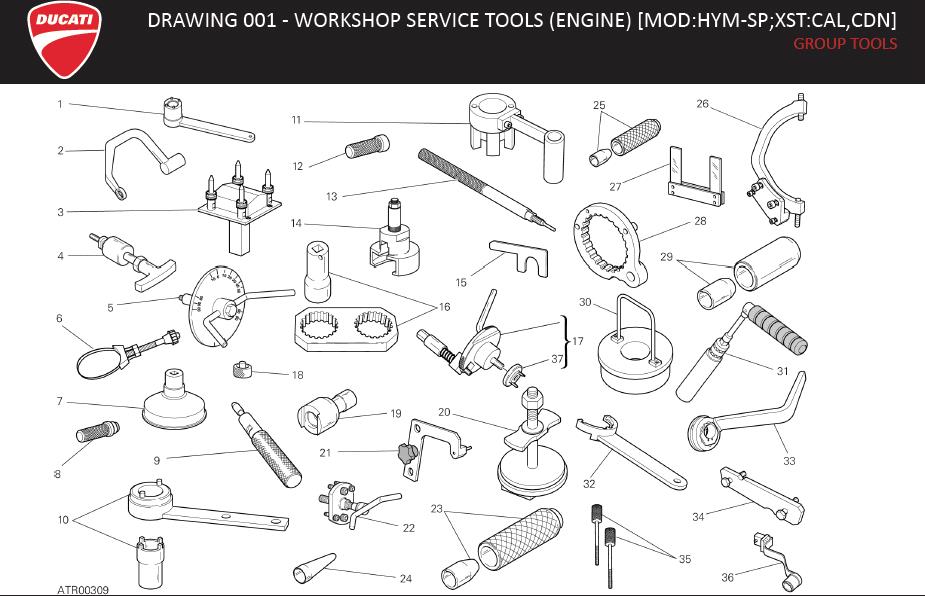 1DRAWING 001 - WORKSHOP SERVICE TOOLS (ENGINE) [MOD:HYM-SP;XST:CAL,CDN]; GROUP TOOLShttps://images.simplepart.com/images/parts/ducati/fullsize/HYPERMOTARD_SP_USA_EN_MY14060.jpg