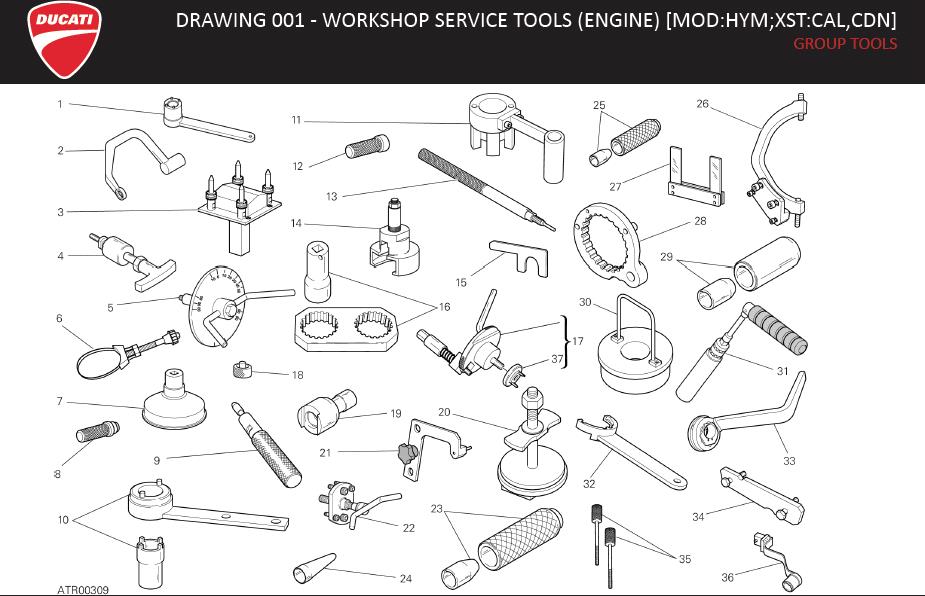 1DRAWING 001 - WORKSHOP SERVICE TOOLS (ENGINE) [MOD:HYM;XST:CAL,CDN]; GROUP TOOLShttps://images.simplepart.com/images/parts/ducati/fullsize/HYPERMOTARD_USA_EN_MY14060.jpg