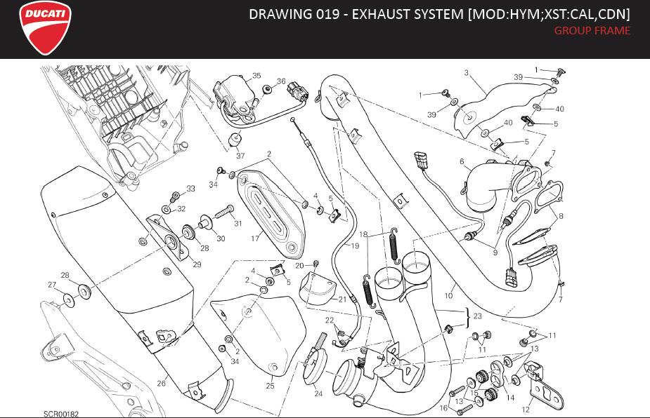 25DRAWING 019 - EXHAUST SYSTEM [MOD:HYM;XST:CAL,CDN]; GROUP FRAMEhttps://images.simplepart.com/images/parts/ducati/fullsize/HYPERMOTARD_USA_EN_MY14072.jpg