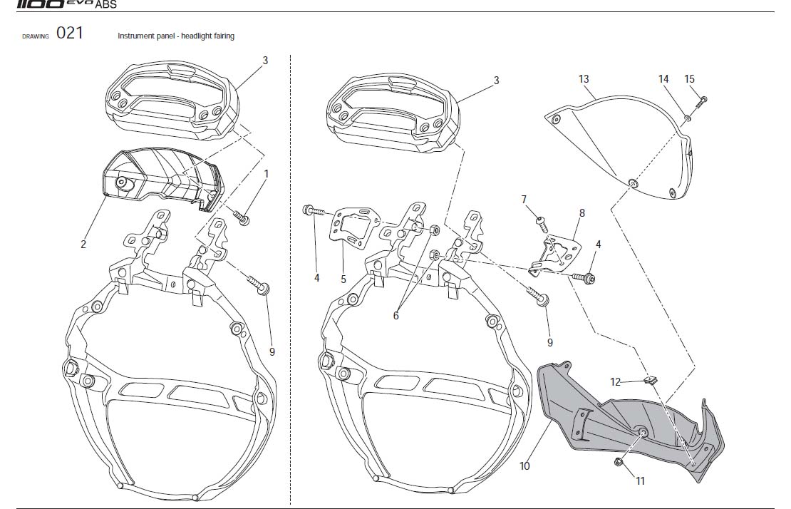 1Instrument panel - headlight fairinghttps://images.simplepart.com/images/parts/ducati/fullsize/M1100EVO_ABS_USA_2012054.jpg