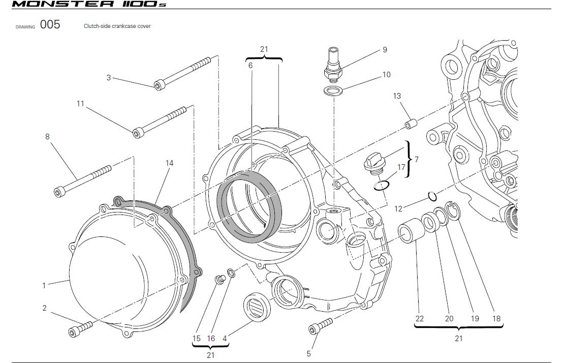 1Clutch-side crankcase coverhttps://images.simplepart.com/images/parts/ducati/fullsize/M1100S_USA_2009020.jpg