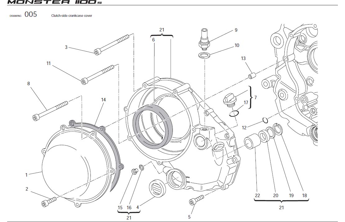 1Clutch-side crankcase coverhttps://images.simplepart.com/images/parts/ducati/fullsize/M1100S_USA_2010020.jpg