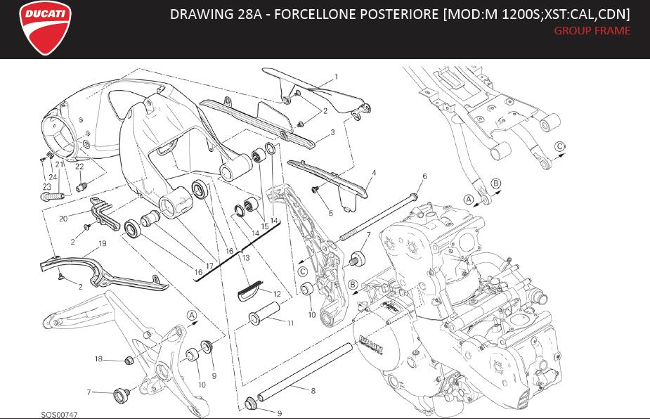 1DRAWING 28A - FORCELLONE POSTERIORE [MOD:M 1200S;XST:CAL,CDN]; GROUP FRAMEhttps://images.simplepart.com/images/parts/ducati/fullsize/M1200_S_USA_MY15_EN130.jpg