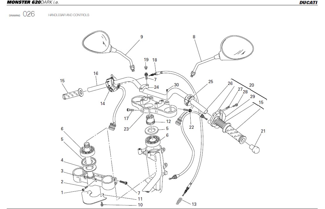 16HANDLEBAR AND CONTROLShttps://images.simplepart.com/images/parts/ducati/fullsize/M620DARK_USA_2005064.jpg