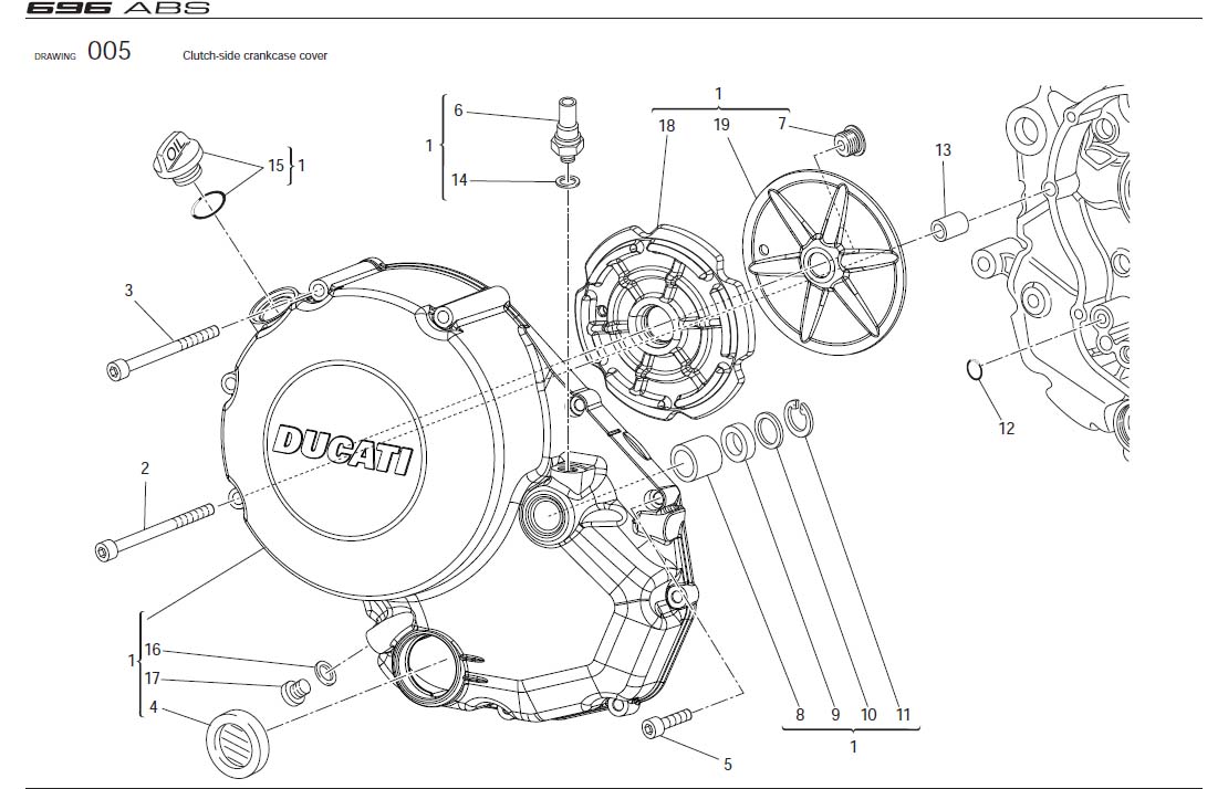 1Clutch-side crankcase coverhttps://images.simplepart.com/images/parts/ducati/fullsize/M696ABS_USA_2010020.jpg