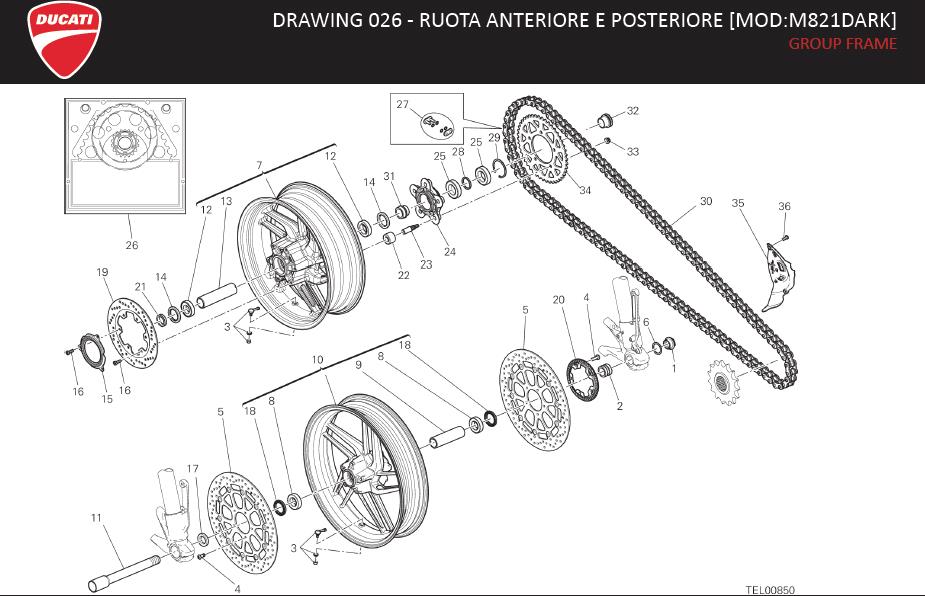 10DRAWING 026 - RUOTA ANTERIORE E POSTERIORE [MOD:M821DARK]; GROUP FRAMEhttps://images.simplepart.com/images/parts/ducati/fullsize/M821_DARK_USA_MY15_EN096.jpg