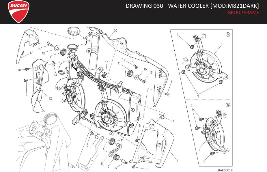 4DRAWING 030 - WATER COOLER [MOD:M821DARK]; GROUP FRAMEhttps://images.simplepart.com/images/parts/ducati/fullsize/M821_DARK_USA_MY15_EN106.jpg