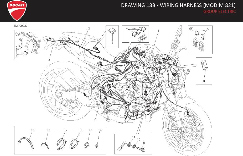 2DRAWING 18B - WIRING HARNESS [MOD:M 821]; GROUP ELECTRIChttps://images.simplepart.com/images/parts/ducati/fullsize/M821_USA_MY15_EN016.jpg