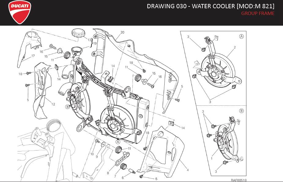 4DRAWING 030 - WATER COOLER [MOD:M 821]; GROUP FRAMEhttps://images.simplepart.com/images/parts/ducati/fullsize/M821_USA_MY15_EN106.jpg