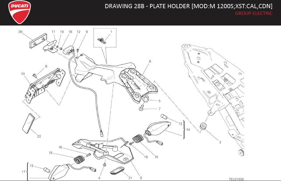 11DRAWING 28B - PLATE HOLDER [MOD:M 1200S;XST:CAL,CDN]; GROUP ELECTRIChttps://images.simplepart.com/images/parts/ducati/fullsize/MONSTER1200S_EN_US_MY17020.jpg