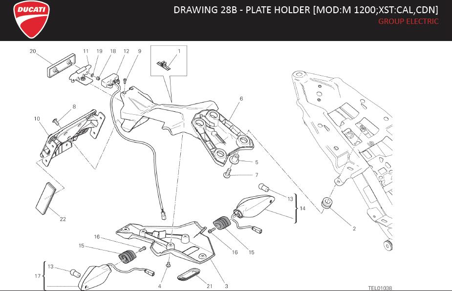 11DRAWING 28B - PLATE HOLDER [MOD:M 1200;XST:CAL,CDN]; GROUP ELECTRIChttps://images.simplepart.com/images/parts/ducati/fullsize/MONSTER1200_EN_US_MY17020.jpg