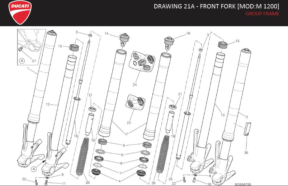 19DRAWING 21A - FRONT FORK [MOD:M 1200]; GROUP FRAMEhttps://images.simplepart.com/images/parts/ducati/fullsize/MONSTER1200_EN_US_MY17130.jpg